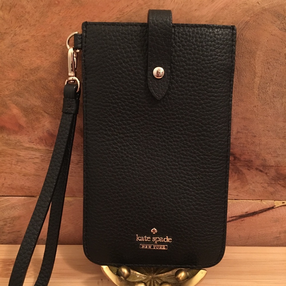 NWOT Kate Spade phone & card wristlet wallet